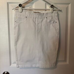 White Denim Skirt by Lafayette 148 New York